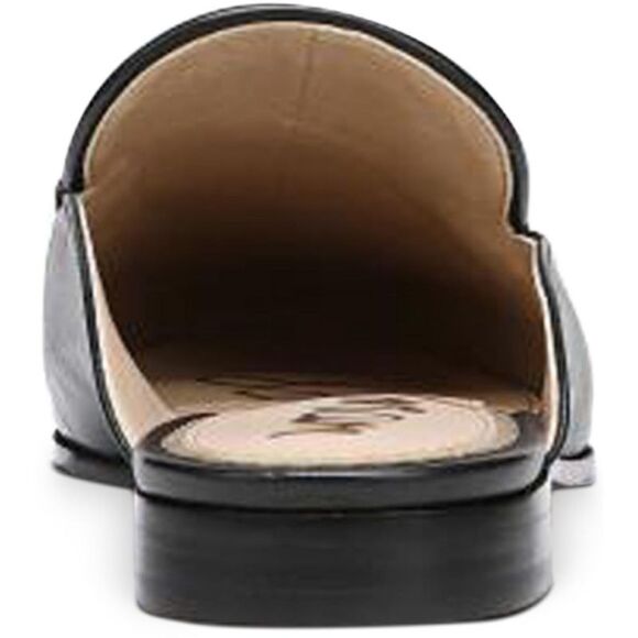 Sam Edelman Womens Linnie Black Leather Slip On Flats Mules Shoes Used - Picture 3 of 6